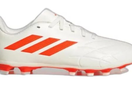 Botas de Fútbol adidas Copa Pure.4 Fxg Infantil Blanco y rojo