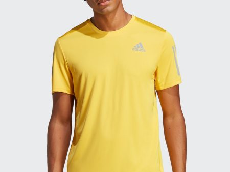 Camiseta de Running adidas Run It Hombre amarilla