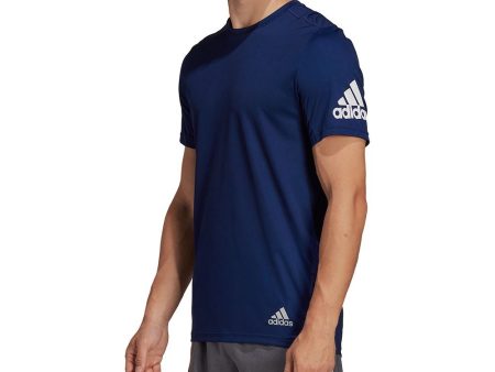 Camiseta de Running adidas Run It Hombre Azul