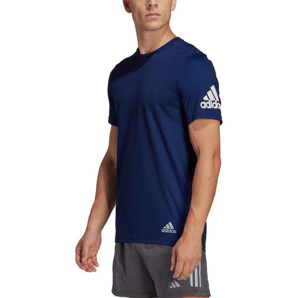 Camiseta de Running adidas Run It Hombre Azul
