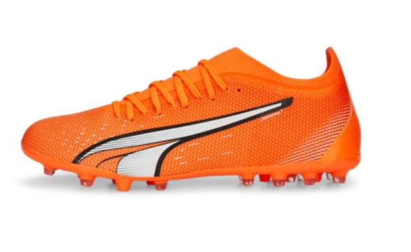 Botas de Fútbol Puma Ultra Match Mg Hombre Naranja